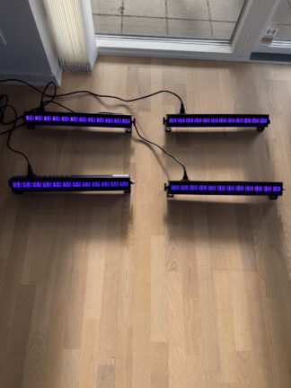 UV lamper på trægulv